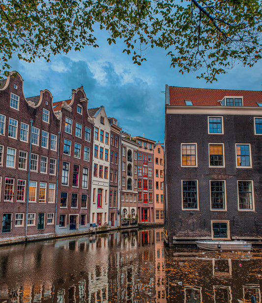 Amsterdam Canal Lustre Print